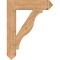 Ekena Millwork Funston Arts & Crafts Smooth Bracket, Western Red Cedar, 5 1/2"W x 28"D x 36"H BKT06X28X36FST03SWR - alternate 3